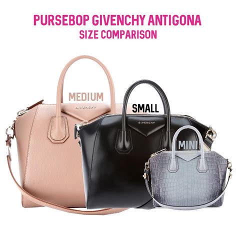 givenchy antigona size